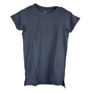 Rokwolf Women’s Pima Cotton Modal Lounge Tee Shirt Gray Size Small